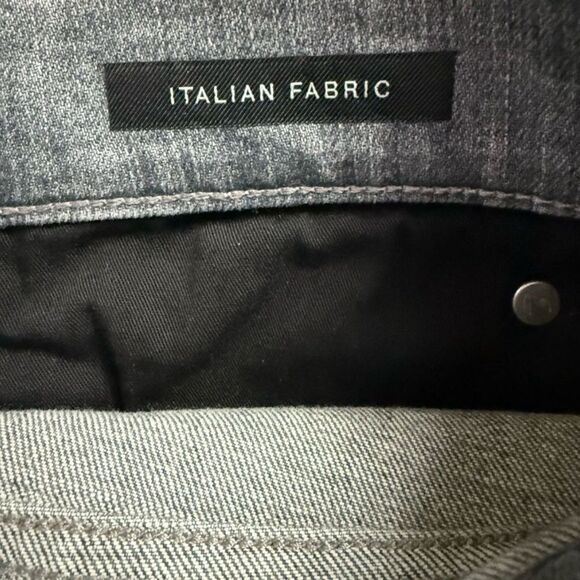 7 For All Mankind Jeans Stretch Tek Slimmy In Ampersand Grey Men’s Size 30 - Picture 6 of 15